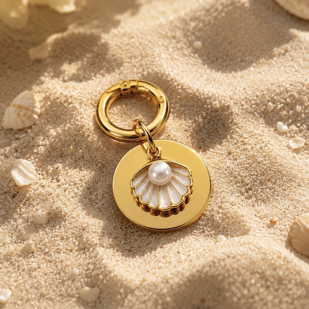 Seashell Babby charm